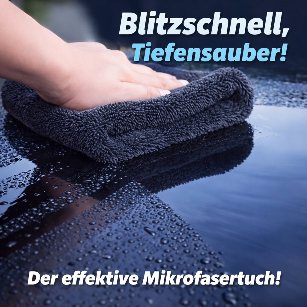 TwistDry™ Trockentuch XXL Wundertuch Mikrofasertuch Poliertuch extrem saugfähig!