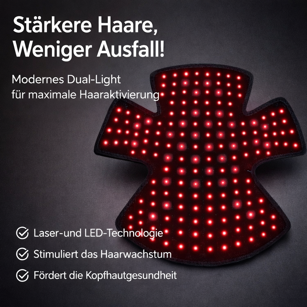 GrowMax™ LED Laser Cap Haarkappe - Förderung Haarwuchs & Vorbeugung Haarausfall!
