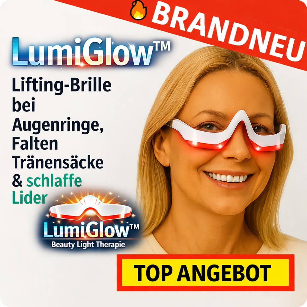 LumiGlow™ - Lifting Brille bei Augenringe, Falten, Tränensäcke & schlaffe Lider