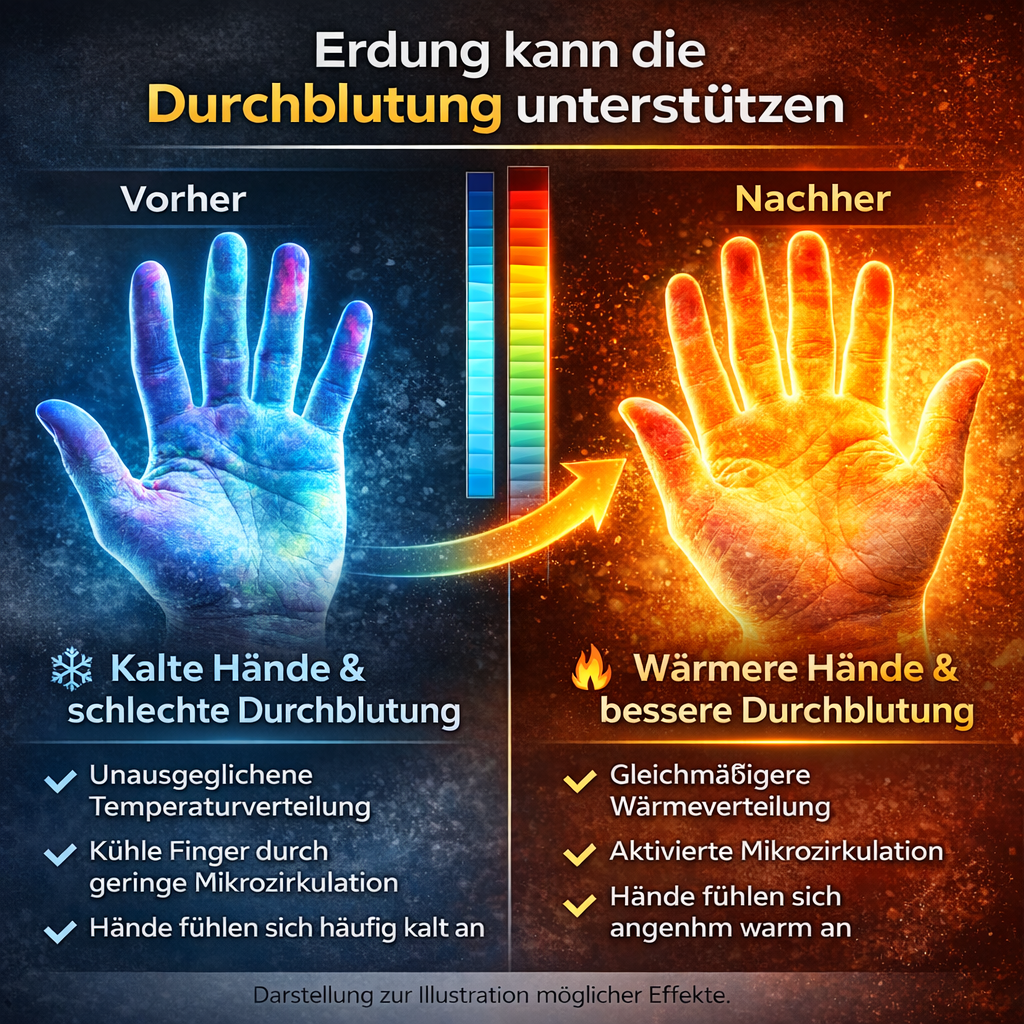 Naturlu™ - Erdungsmatte Grounding Mat für die Füße (ohne Strom) - verbessert Schlaf & Gesundheit!