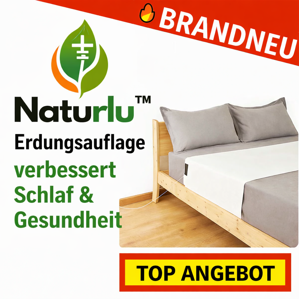 Naturlu™ - Erdungsbettlaken Erdungsbettmatte Erdungslaken Erdungsauflage Bett