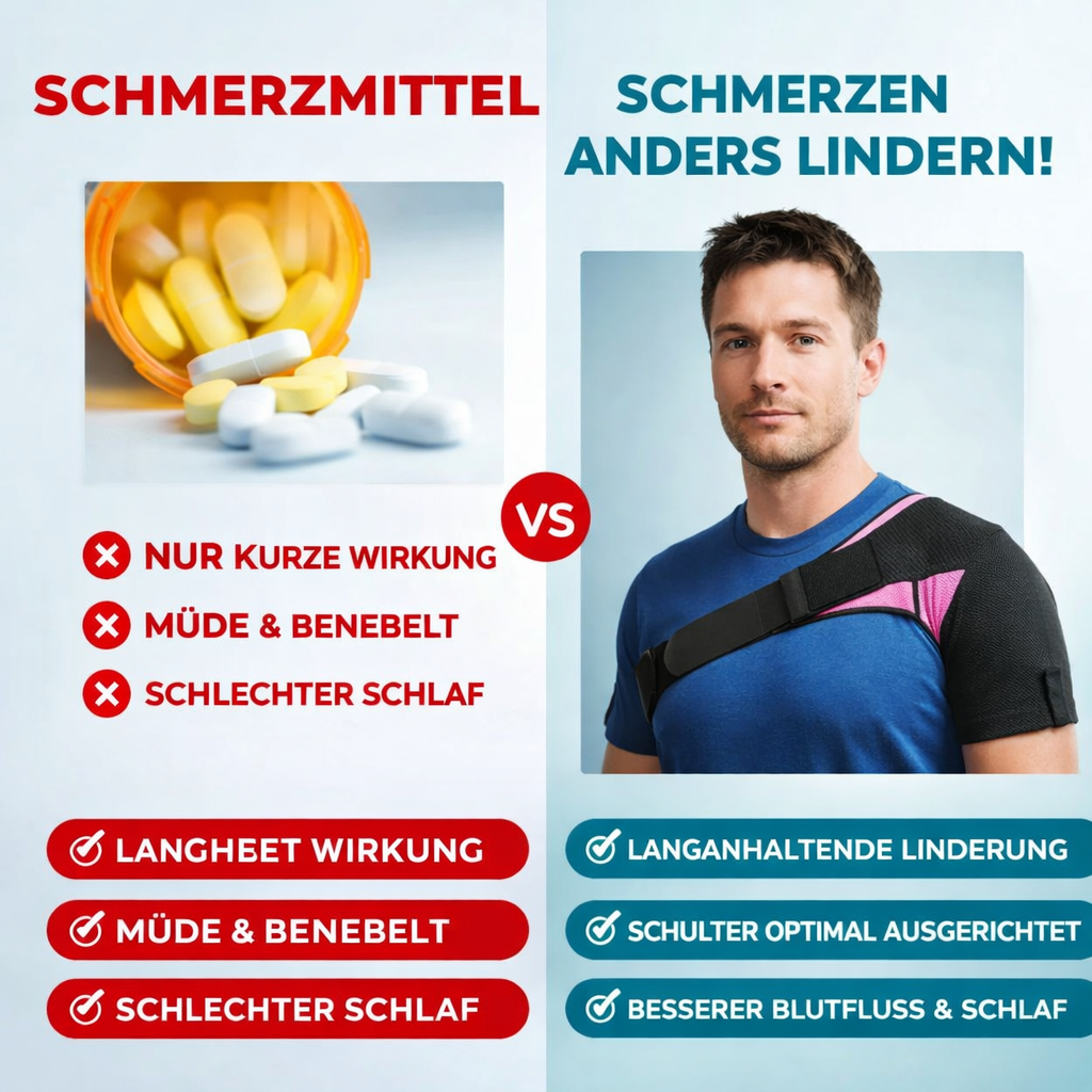 ShoulderFix™ Schulterbandage Schulterstütze Schulterstützbandage Schulterschoner verstellbar