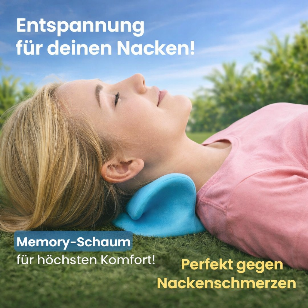 NeckReleaser™ Nackenwolke Kissen Nacken Massagegerät Nackenstütze Nackenstrecker