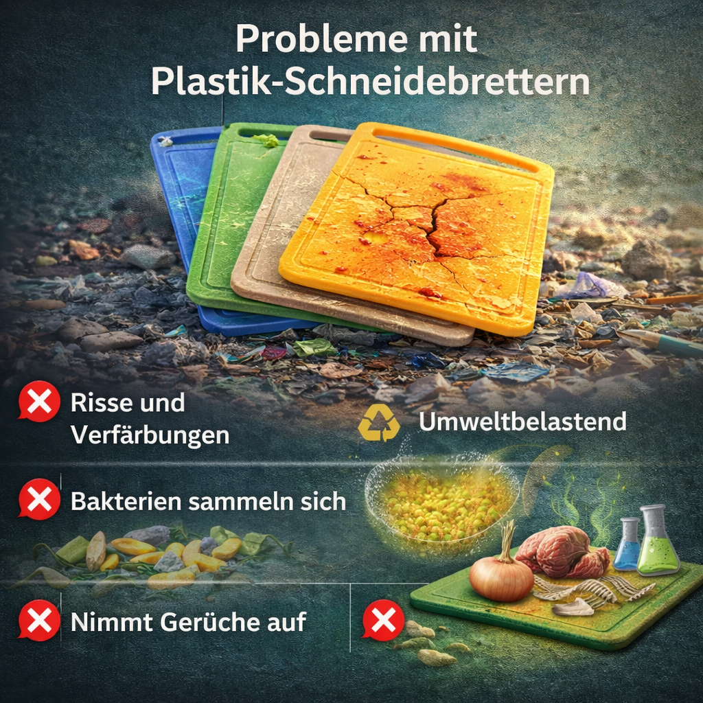 TitanElite™ Titan Schneidebrett für die Küche - schneiden wie ein Profi, präzise wie Titan! ⚔️
