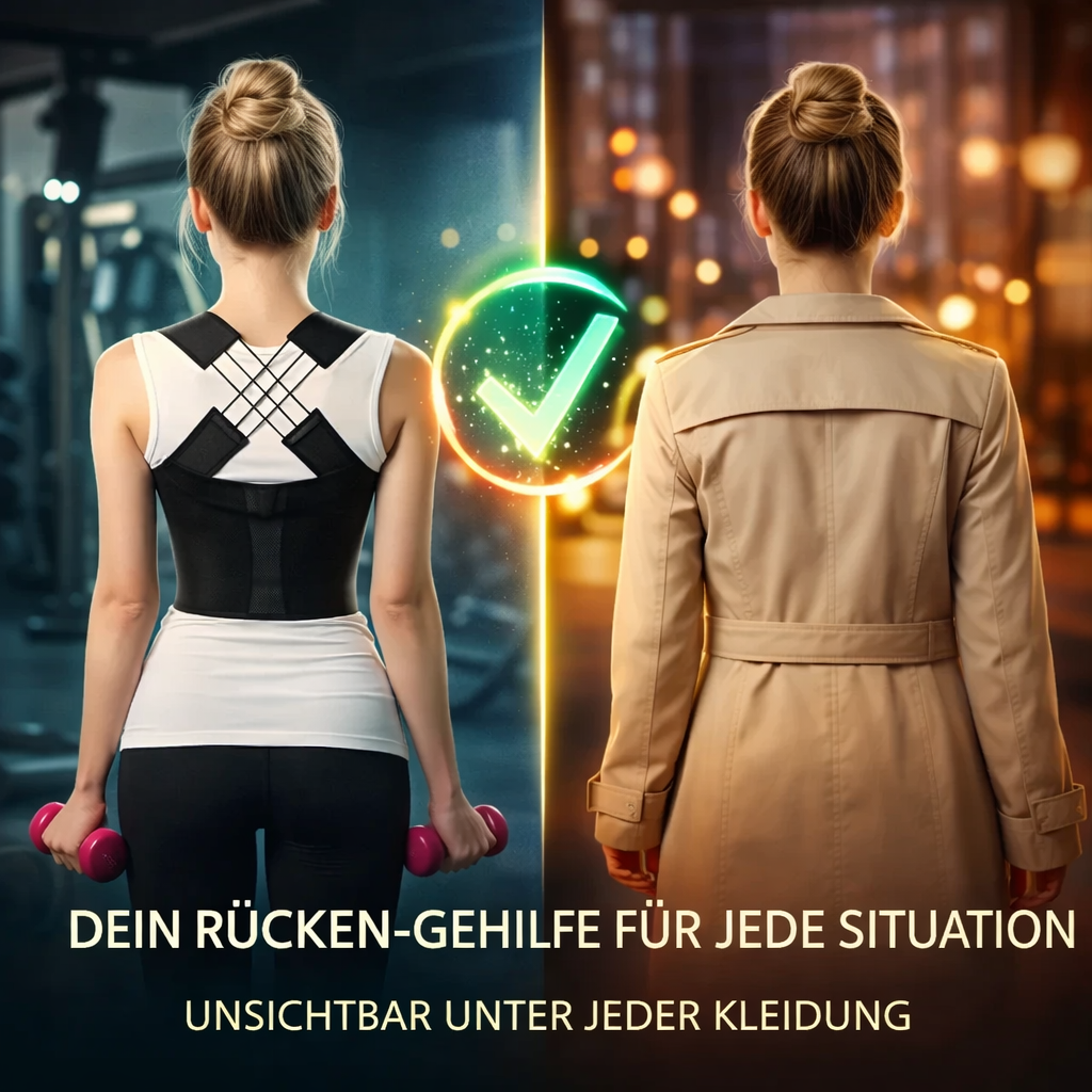 Haltungskorrektur V2 Pro™ Rückenhalter Geradehalter Rückenbandage Stabilisator