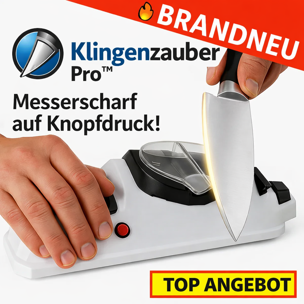 Klingenzauber Pro™ Profi Messerschärfer Klingenschärfer Allesschärfer elektrisch