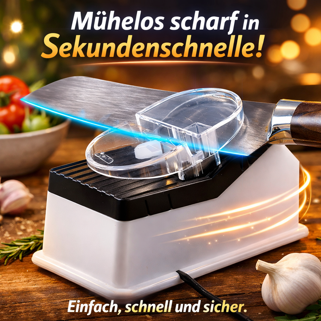 Klingenzauber Pro™ Profi Messerschärfer Klingenschärfer Allesschärfer elektrisch
