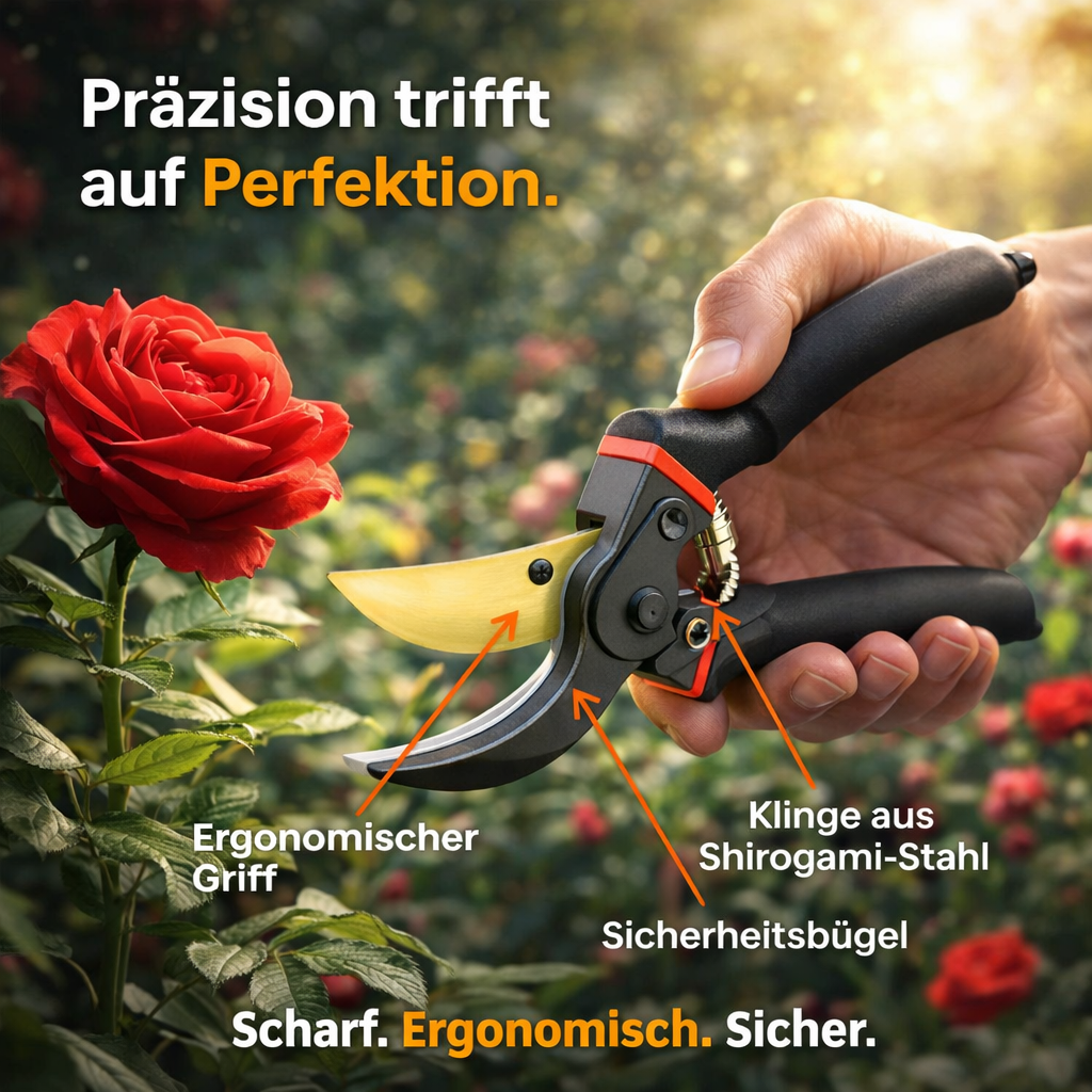 GardenCutter Pro™ Gartenschere Astschere Baumschere Astschneider Rebschere