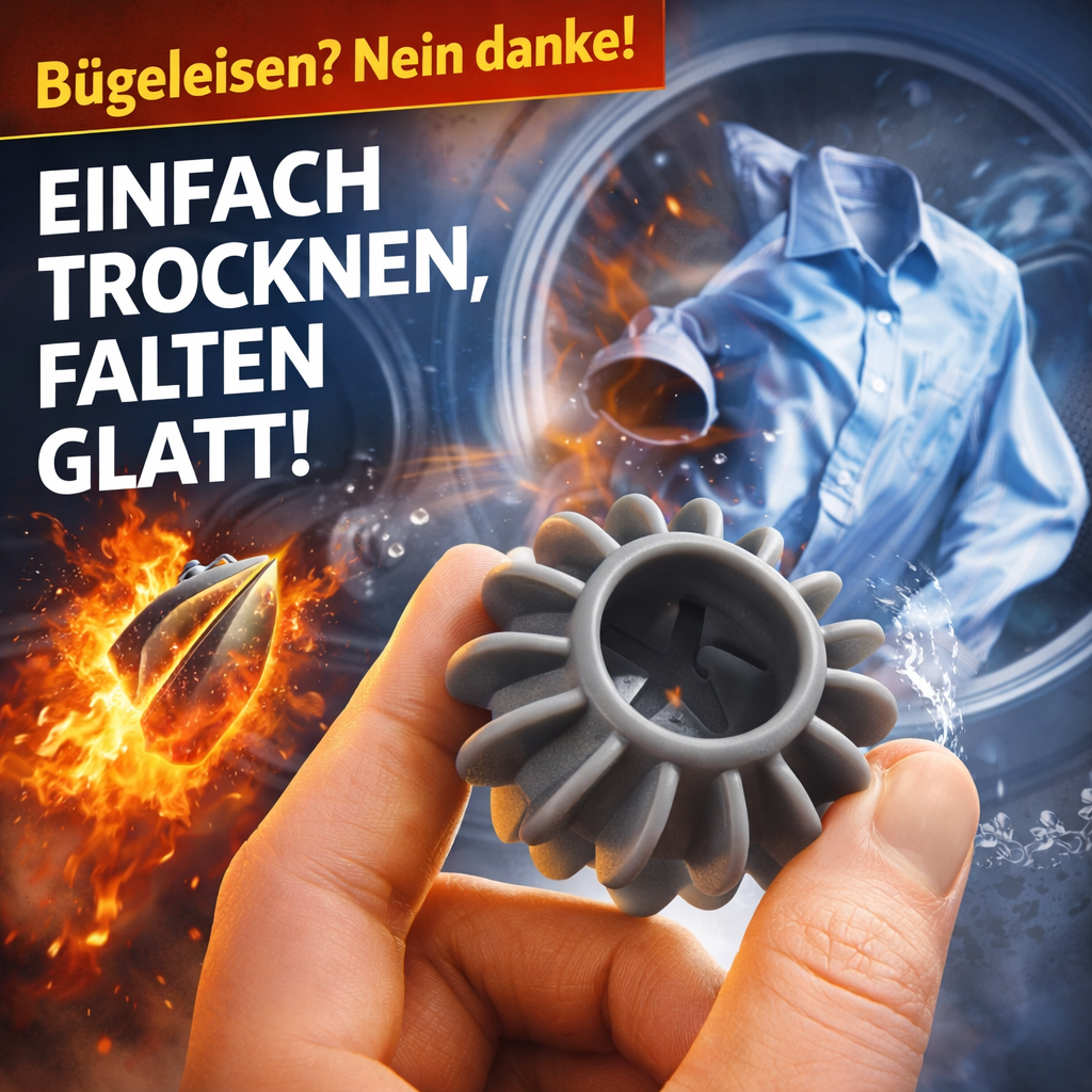 IronBalls™  Wäschebälle Knitterfrei Trocknerbälle Bügeleisen Ersatz -10er Set
