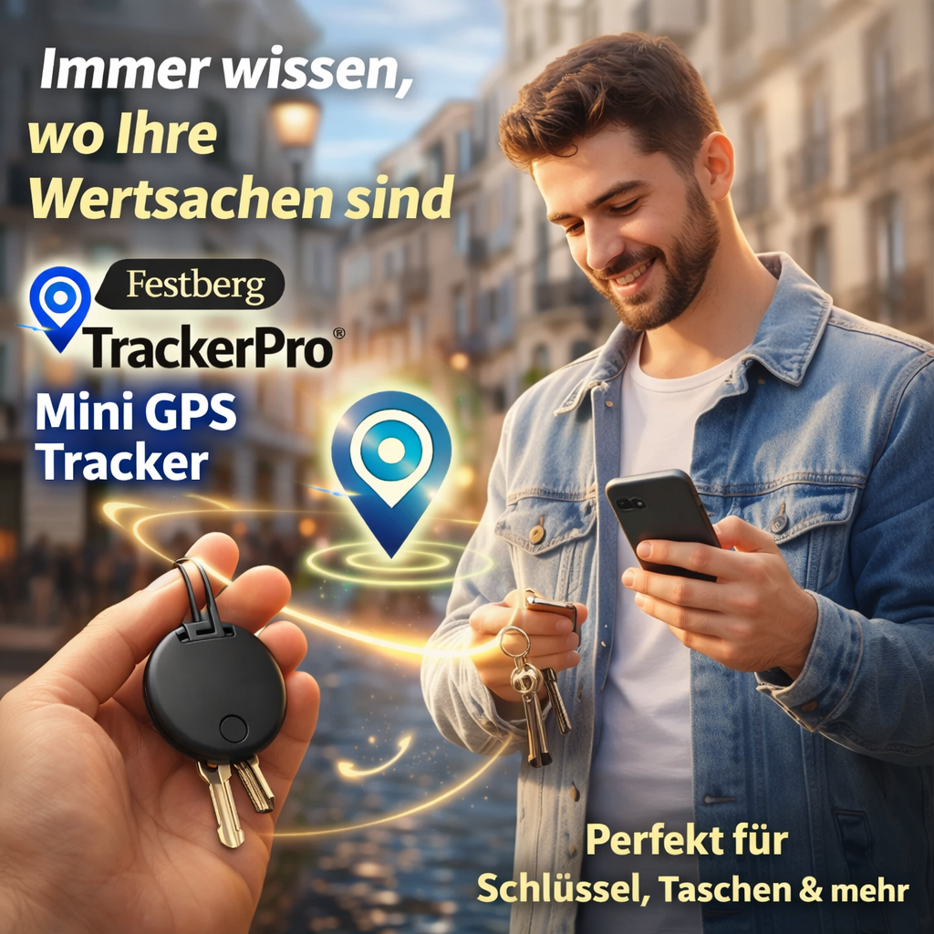 TrackerPro™ Mini GPS Tracker Fahrzeug Auto Motorrad Haustier Kind Tracking Gerät