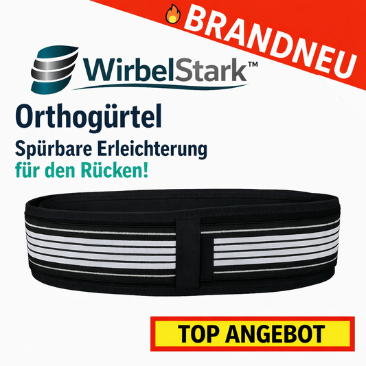 WirbelStark™ Orthogürtel Ischiasgürtel Hüftbandage -die komfortable Rückenstütze