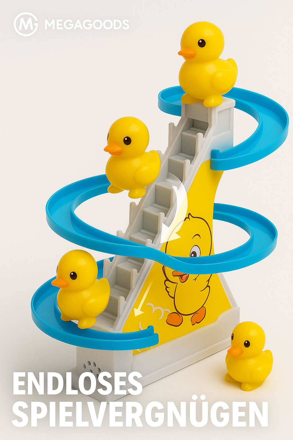Enten Spielzeug elektrisch Rutsche Musik Licht Geschenk Kinder DE.