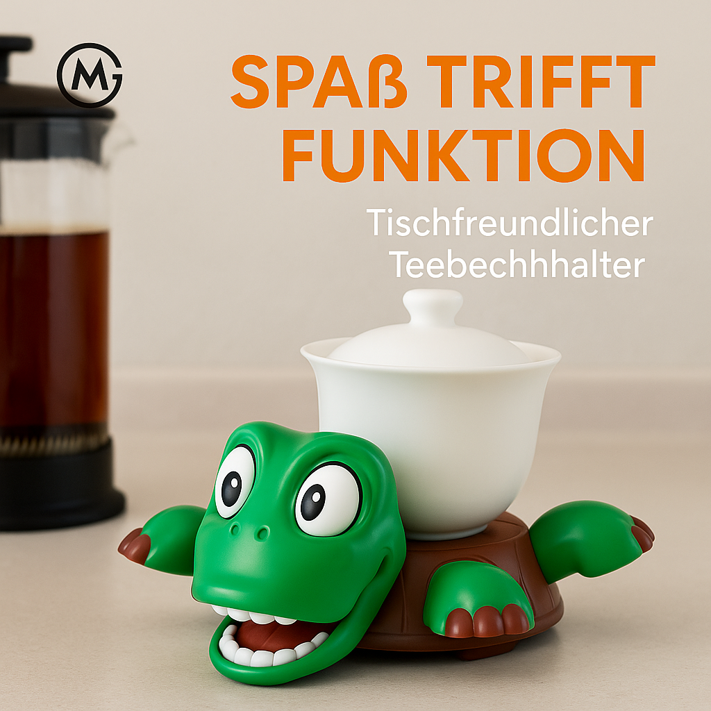 Turtle Untersetzer Deko Figur kreativ Tisch Deko Getränkehalter DE.