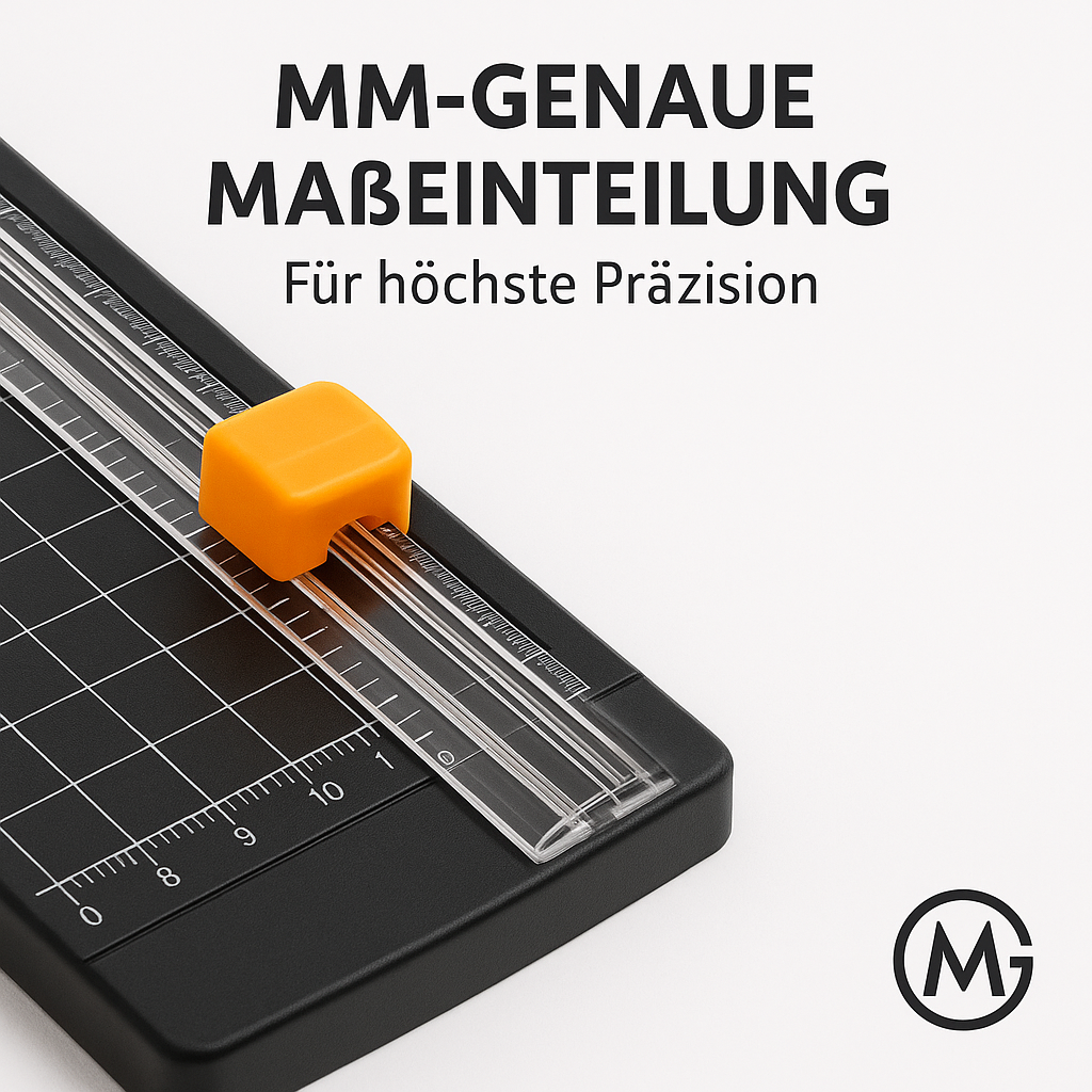 Papierschneider A4 doppelseitig Schneidegerät Fotoschneider Bastel DE.