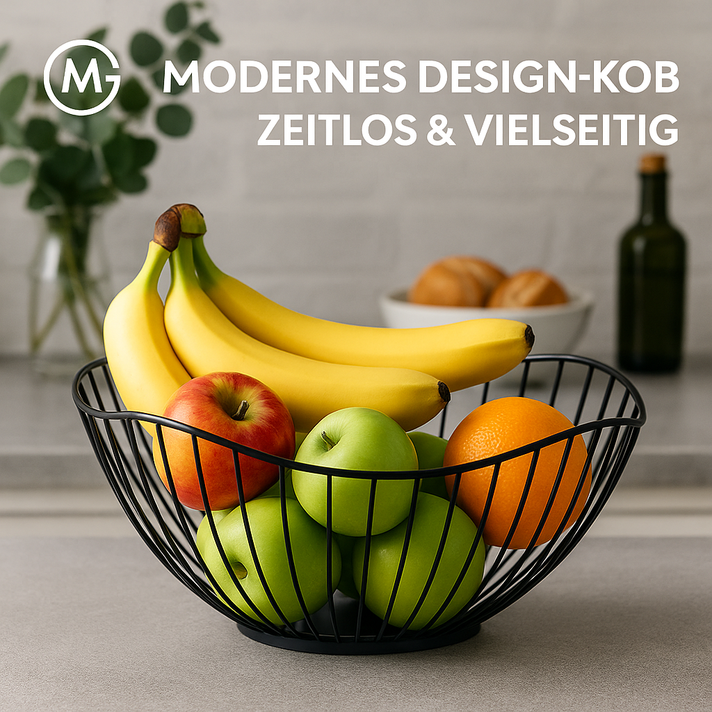 Obstkorb Metall Schale Küche Aufbewahrung Brot Gemüse Snack DE.