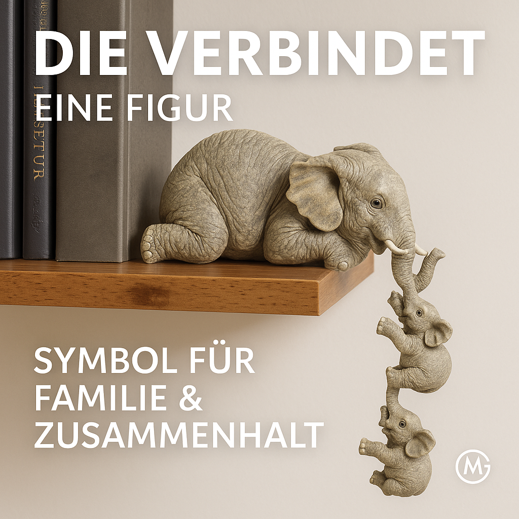 Elefant Figur Deko Resin Miniatur Baby Geschenk Wohnzimmer DE.