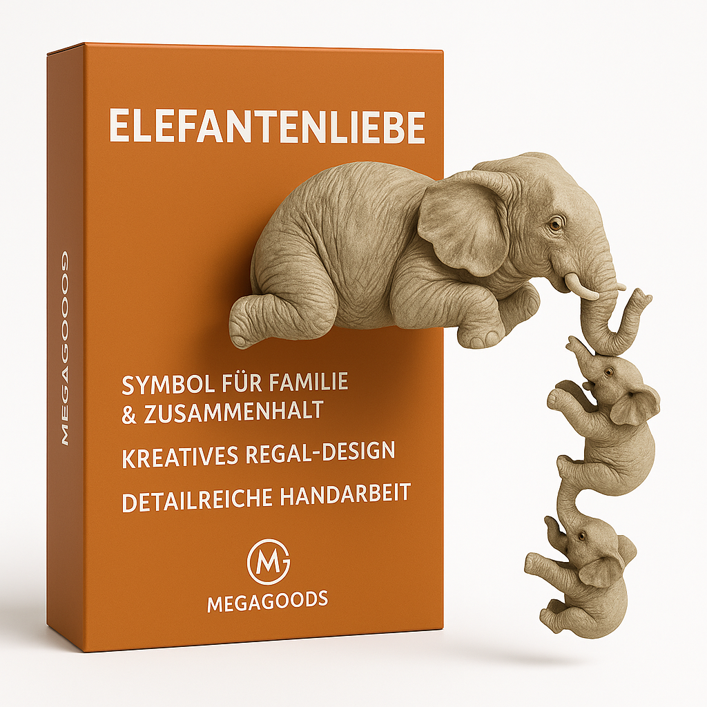 Elefant Figur Deko Resin Miniatur Baby Geschenk Wohnzimmer DE.