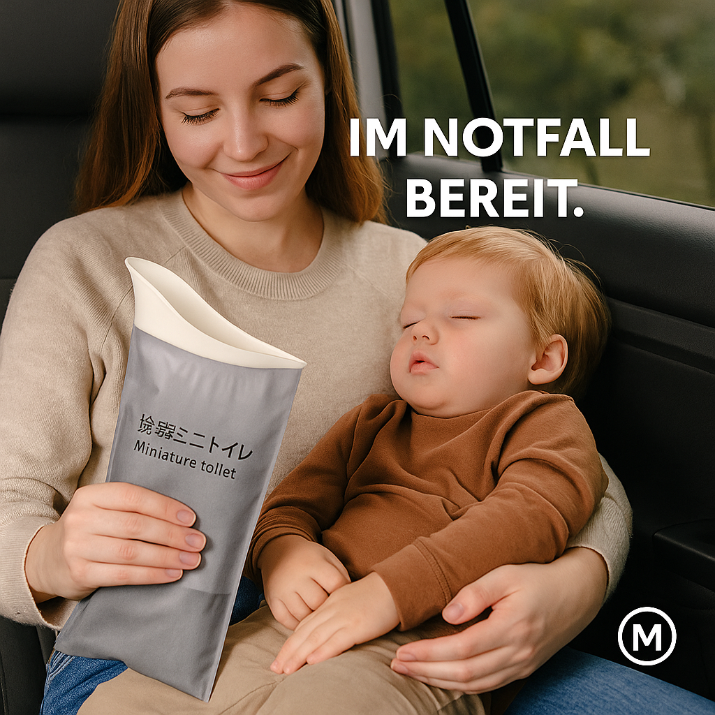 4x Notfall Urinbeutel 600ml tragbar Einweg Reise WC Damen Herren DE.