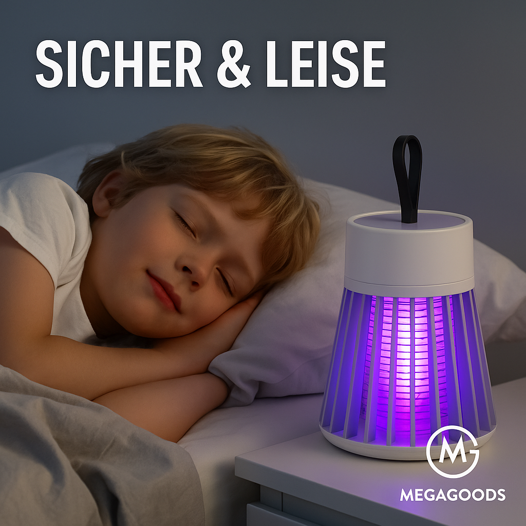 USB Mückenlampe Insektenvernichter Fliegenfalle Anti Moskito DE.