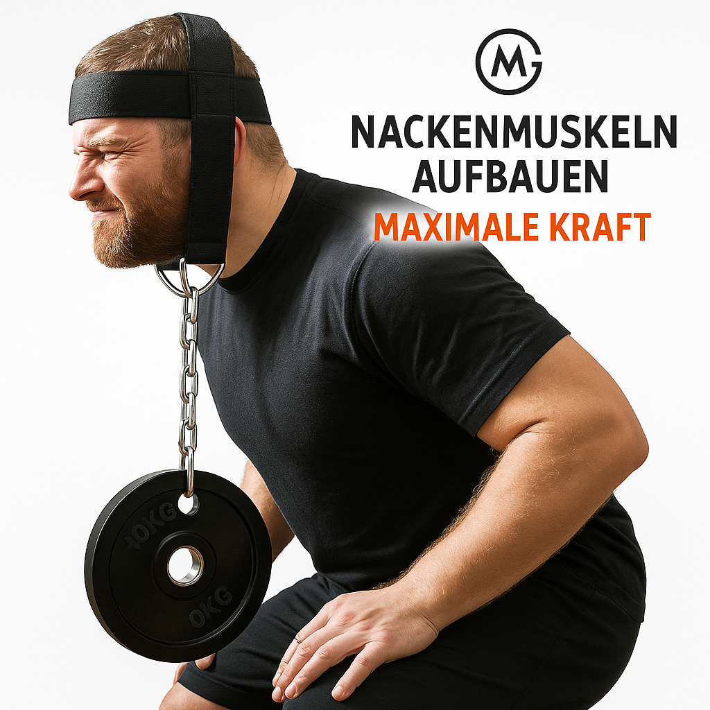 Nackentrainer Kopfgeschirr verstellbar für Muskelaufbau Fitness DE.