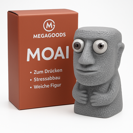 Moai Stressball weiche Statue Anti-Stress Spielzeug Kinder Geschenk DE.