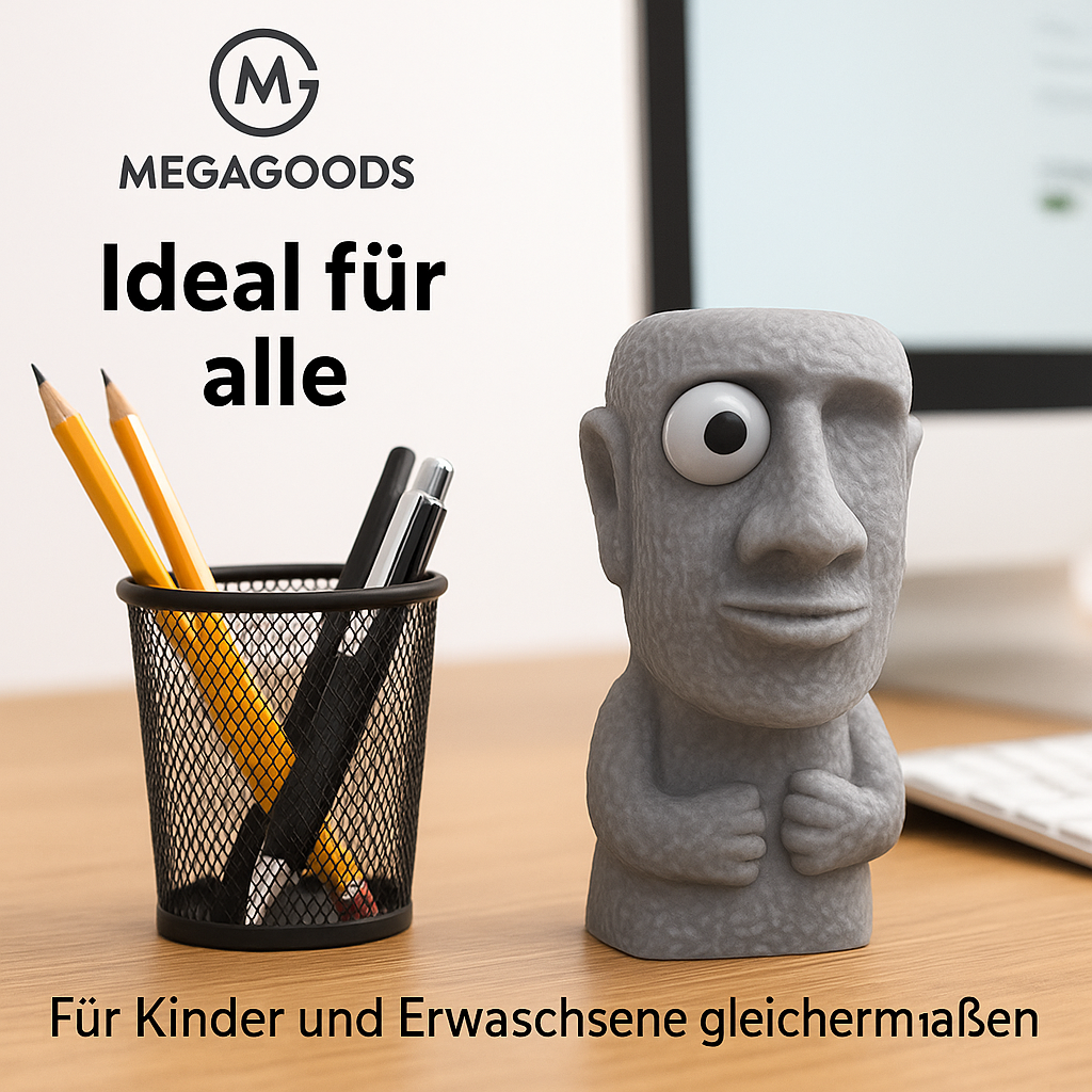 Moai Stressball weiche Statue Anti-Stress Spielzeug Kinder Geschenk DE.