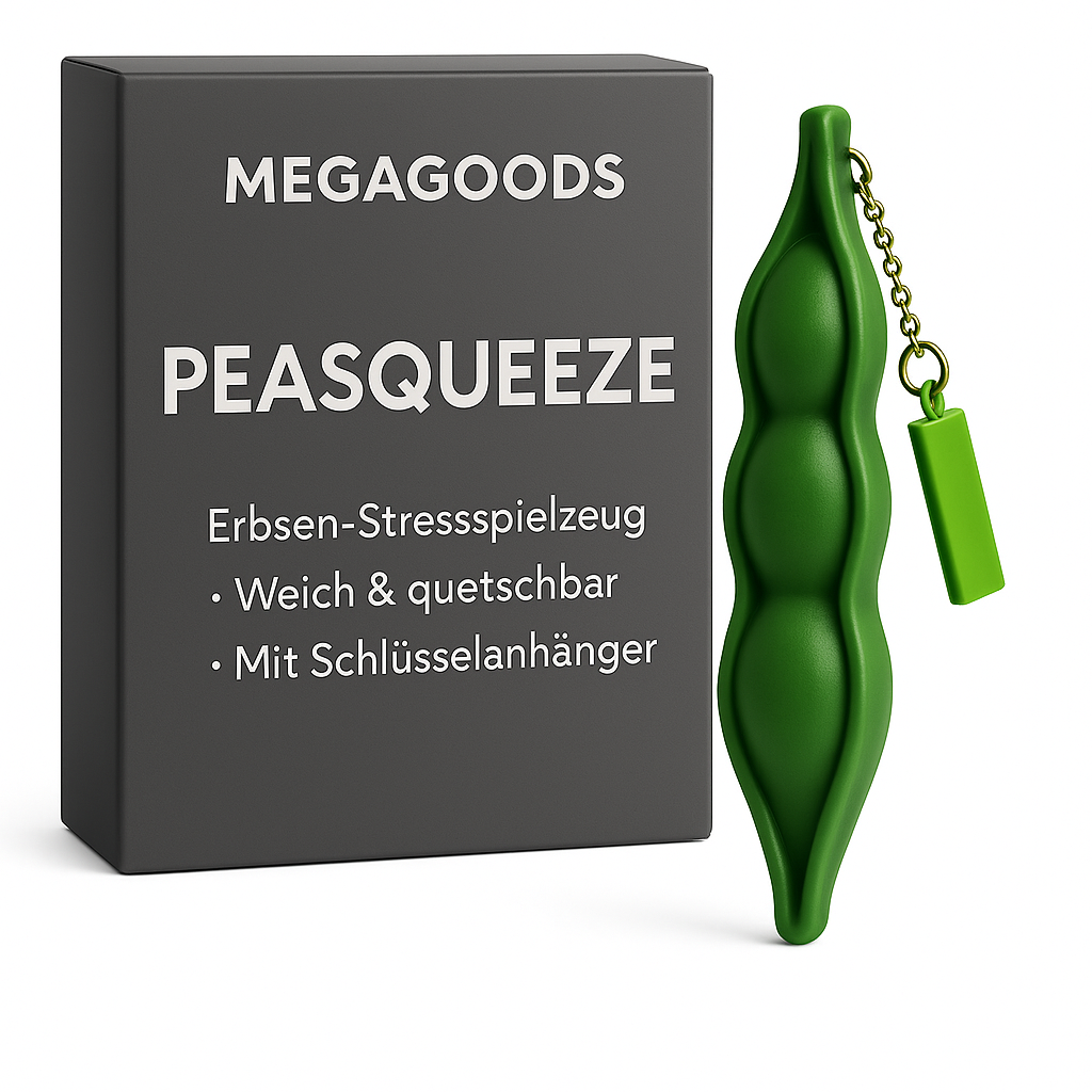 Fidget Toys Set 5-tlg Stressabbau Schlüsselanhänger Erbsen DE.