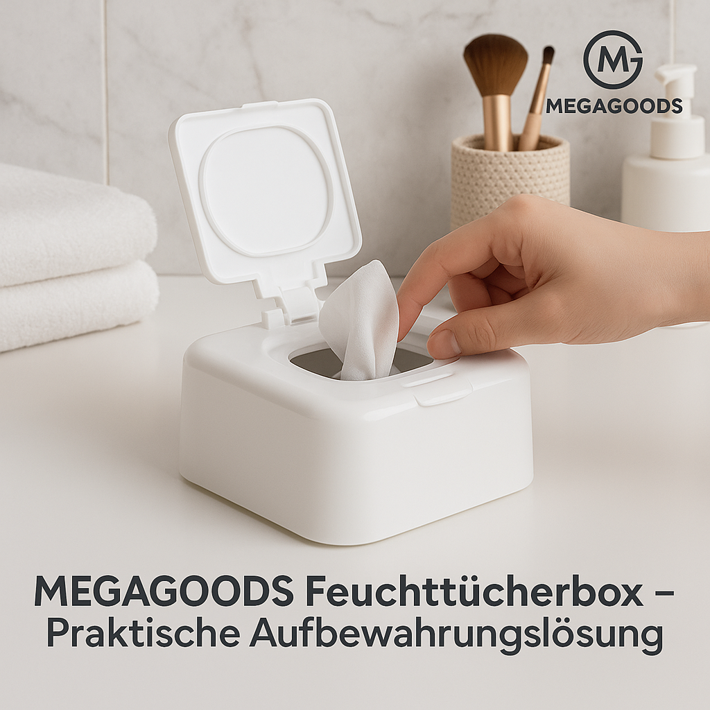 Feuchttuchbox Spender tragbar Aufbewahrung für Tücher DE.