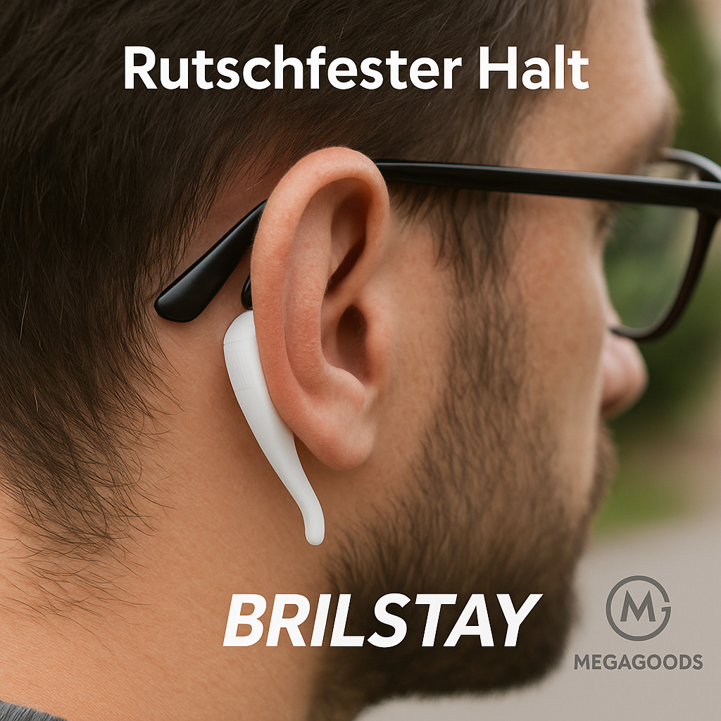 20er Set Silikon Brillenbügel Halter rutschfest Ohrhaken DE.