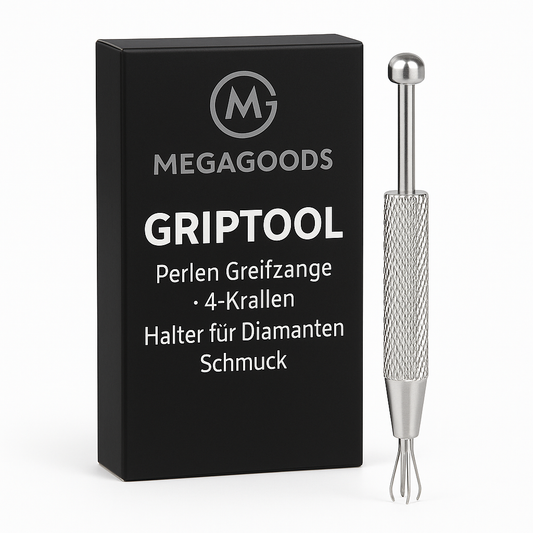 Perlen Greifzange 4-Krallen Halter für Diamanten Schmuck DE.