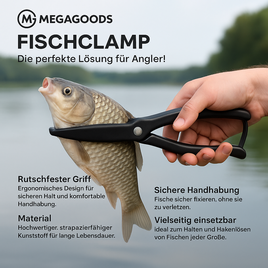 Fischgreifer rutschfest Kunststoff Angelzange Lip Grip Tool DE.