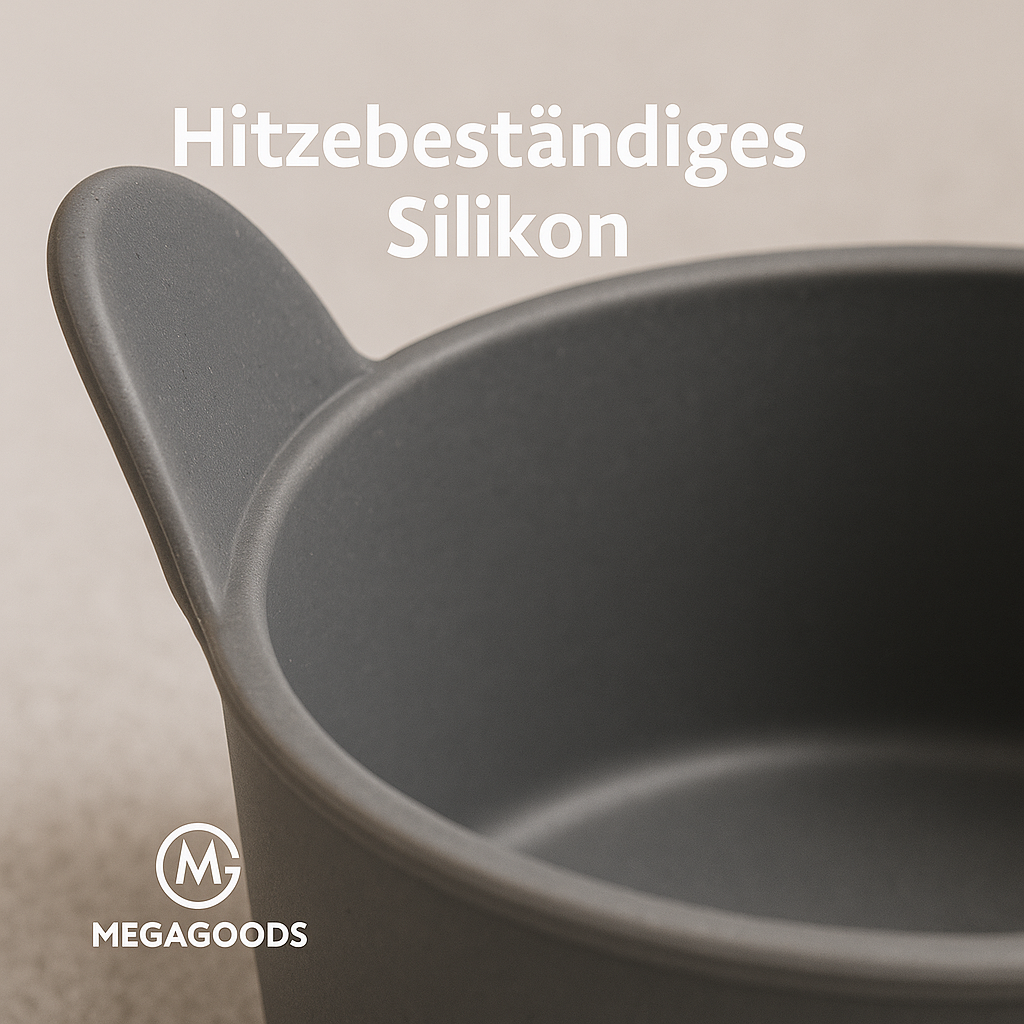 4er-Set Silikonformen XL für Airfryer Muffins Eierpochierer DE.