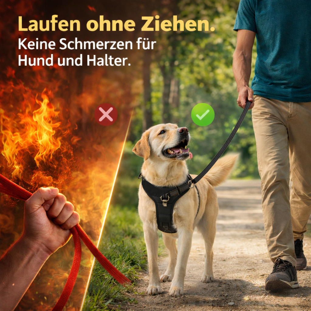 PawControl™ Anti-Zug Hundegeschirr Anti-Zieh-Geschirr Trainingsgeschirr m. Griff
