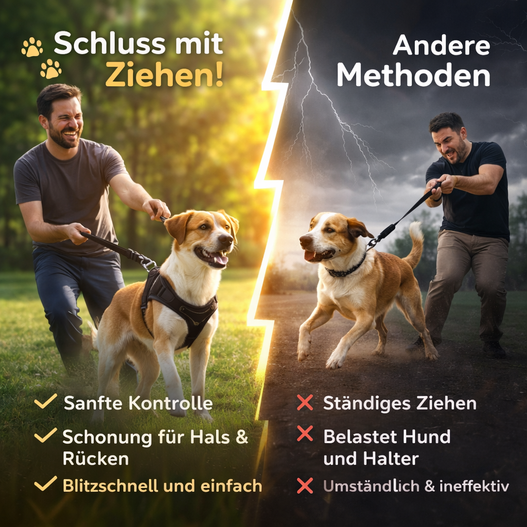 PawControl™ Anti-Zug Hundegeschirr Anti-Zieh-Geschirr Trainingsgeschirr m. Griff