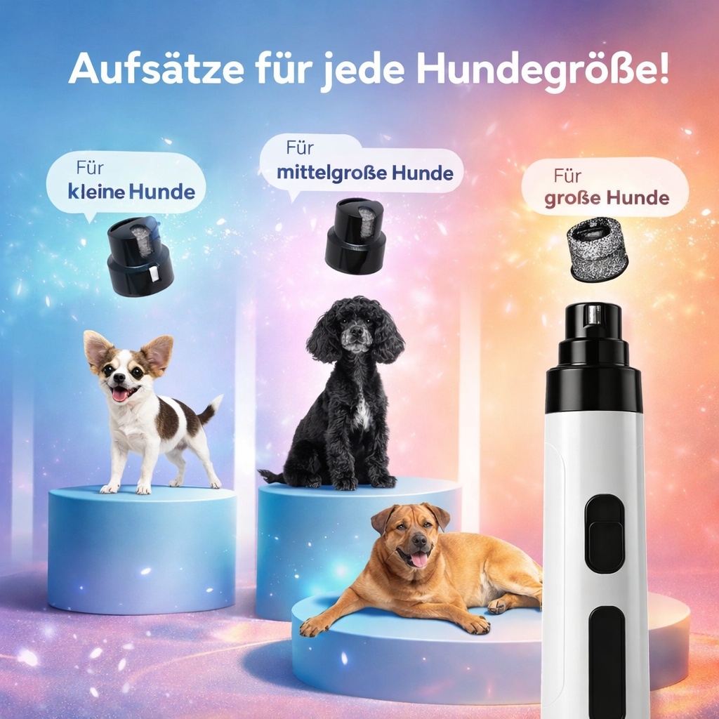 Dr. Pfoten™ KrallenSchleifer Pro - Elektrischer Nagelschleifer für Hund & Katz!