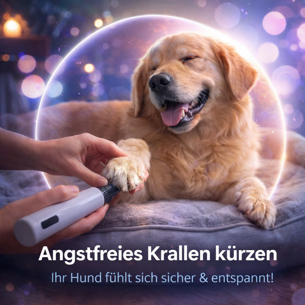 Dr. Pfoten™ KrallenSchleifer Pro - Elektrischer Nagelschleifer für Hund & Katz!