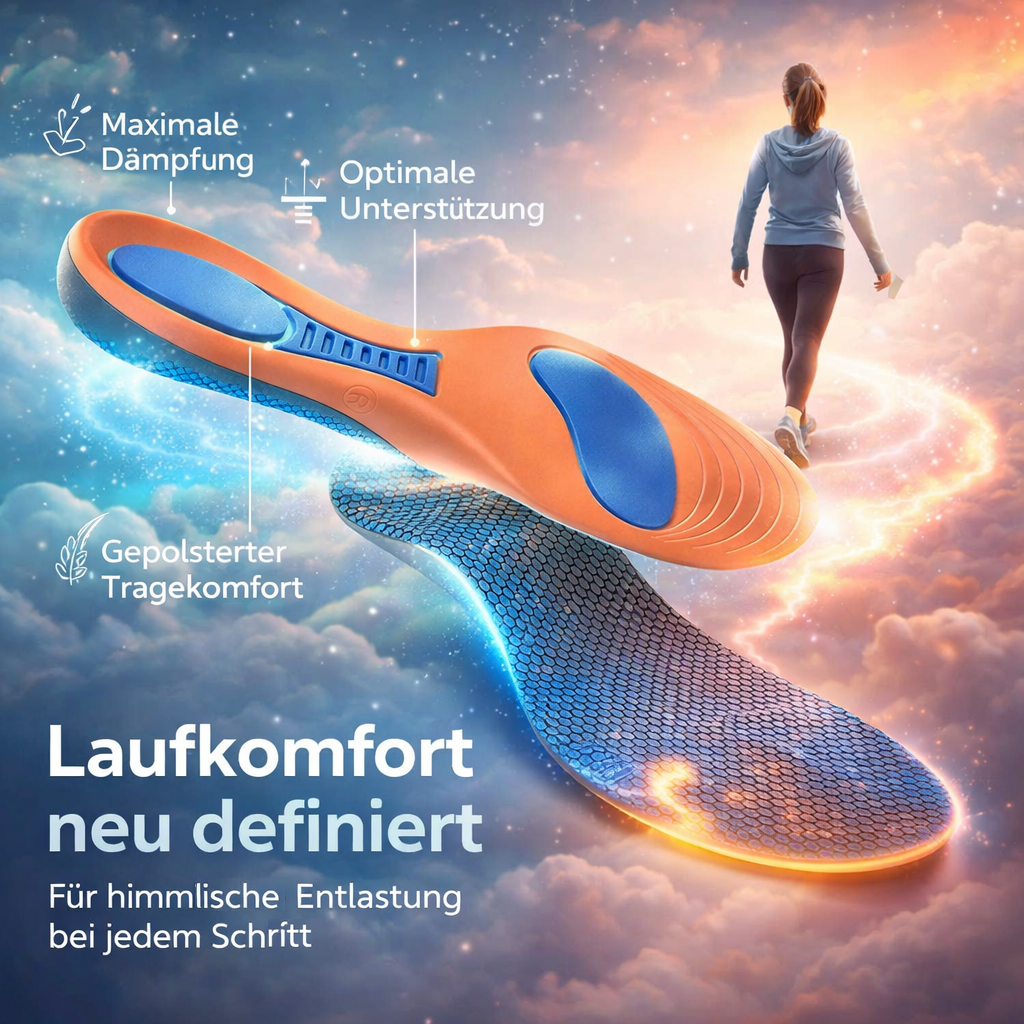 Norelie™ ComfySole Einlegesohlen Schuheinlagen – Komfort & Dämpfung für Schuhe!