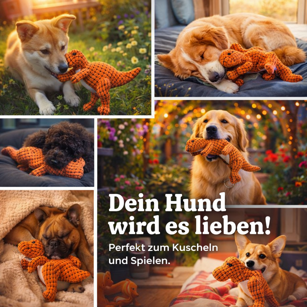 TITANEX™ Unzerstörbares Stofftier Hundespielzeug - für große & kleine Hunde!