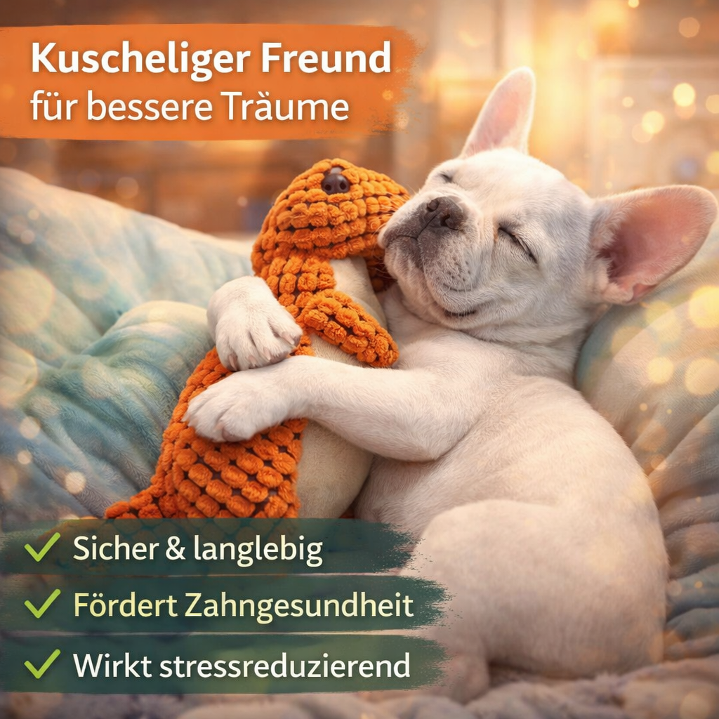 TITANEX™ Unzerstörbares Stofftier Hundespielzeug - für große & kleine Hunde!