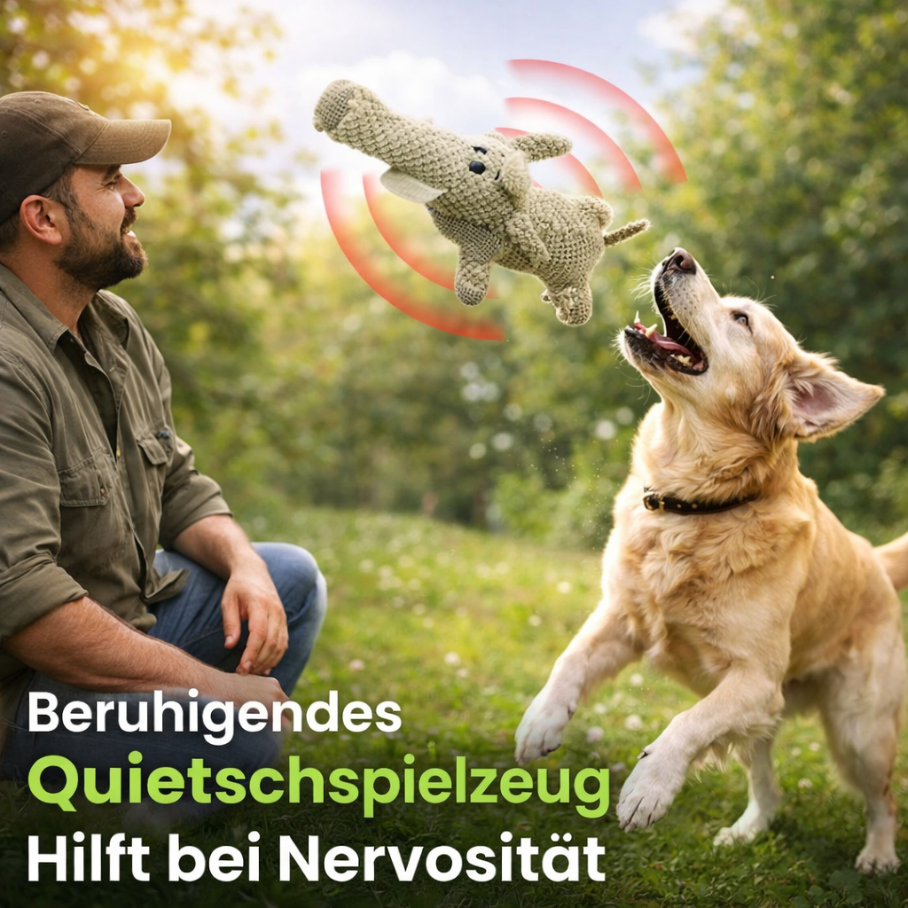 PowerKauer™ Wolf - Unzerstörbare Qualität Hundespielzeug Kauspiel starke Beißer!
