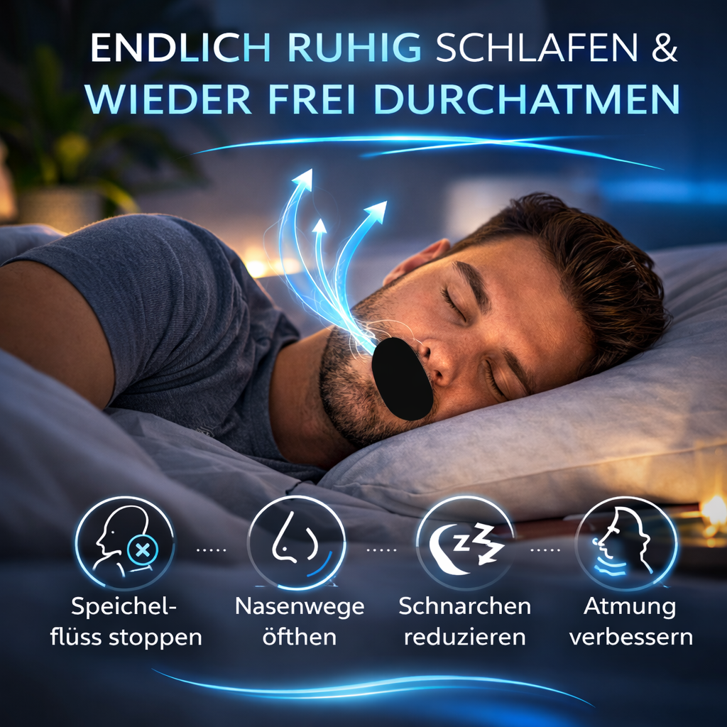 Vespire™ Anti Schnarch Tapes Pflaster 30 Stück | Schnarchhilfe | Schnarchstopper