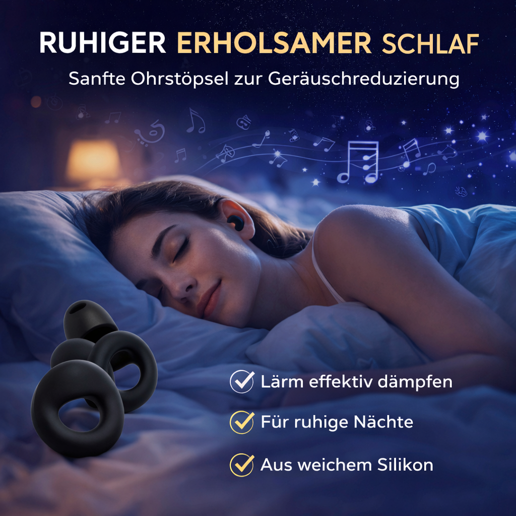 Vespire™ Silent-Ear-Plugs Ohrstöpsel Schlafen | Gehörschutz | Gehörschutzstöpsel