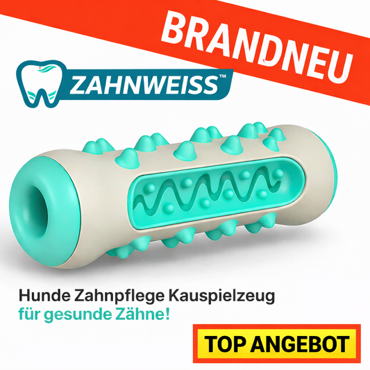 Zahnweiß™ Hunde Zahnpflege Kauspielzeug gegen Zahnstein & Mundgeruch!