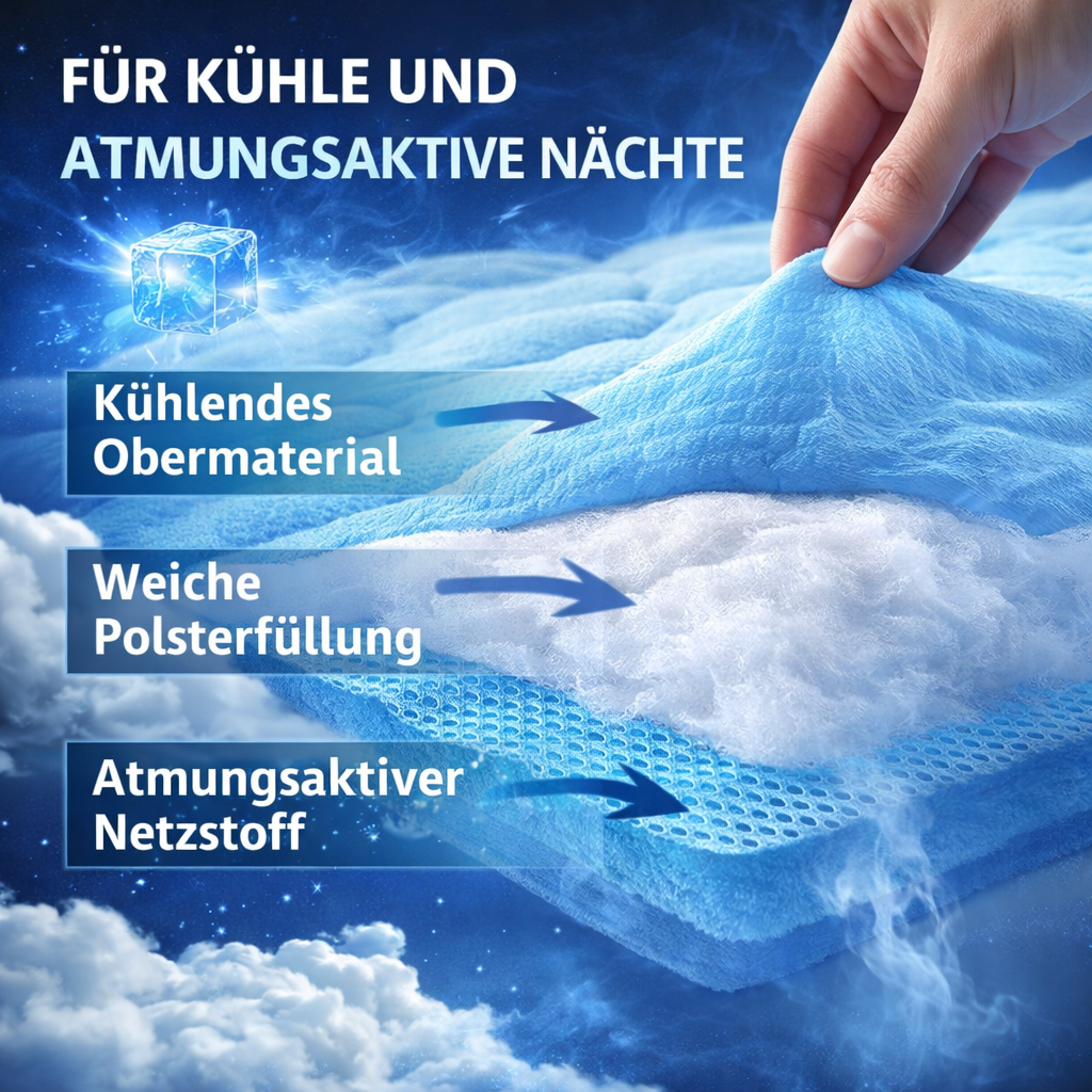 Coolio™ Kühlmatte für Hunde – Selbstkühlend, Druckaktiviert & Extra Komfort!