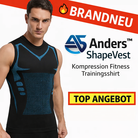 Anders™ ShapeVest Muskelshirt Herren Tanktop Kompression Fitness Trainingsshirt