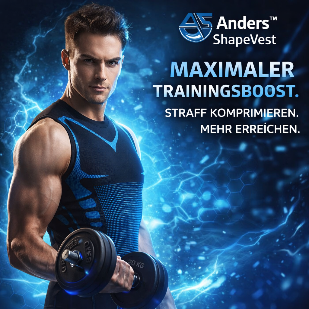 Anders™ ShapeVest Muskelshirt Herren Tanktop Kompression Fitness Trainingsshirt