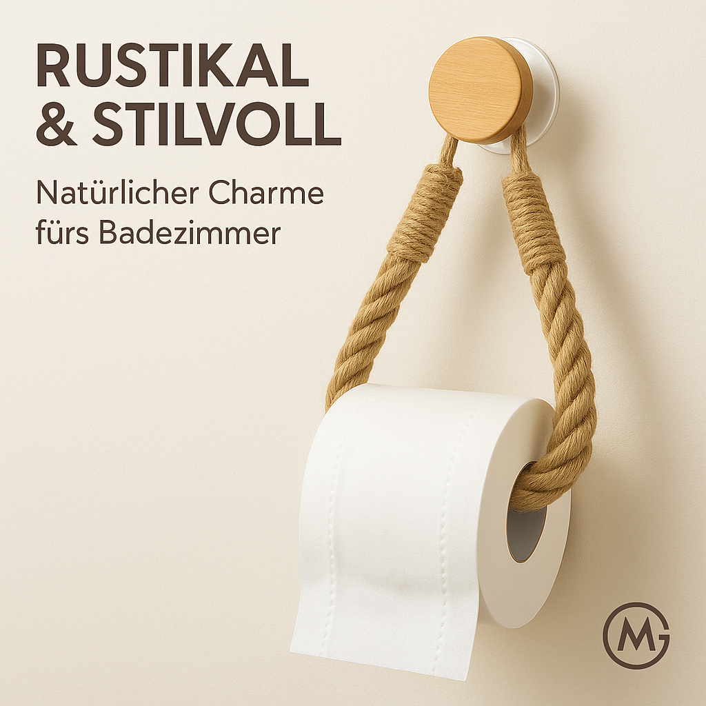 Papierrollenhalter selbstklebend Bad Küche ohne Bohren DE.
