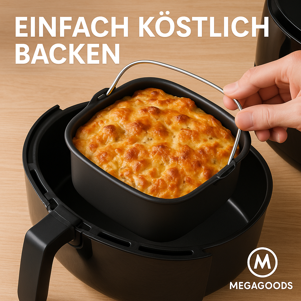Backform antihaft für Philips Airfryer Kuchenform Zubehör DE.