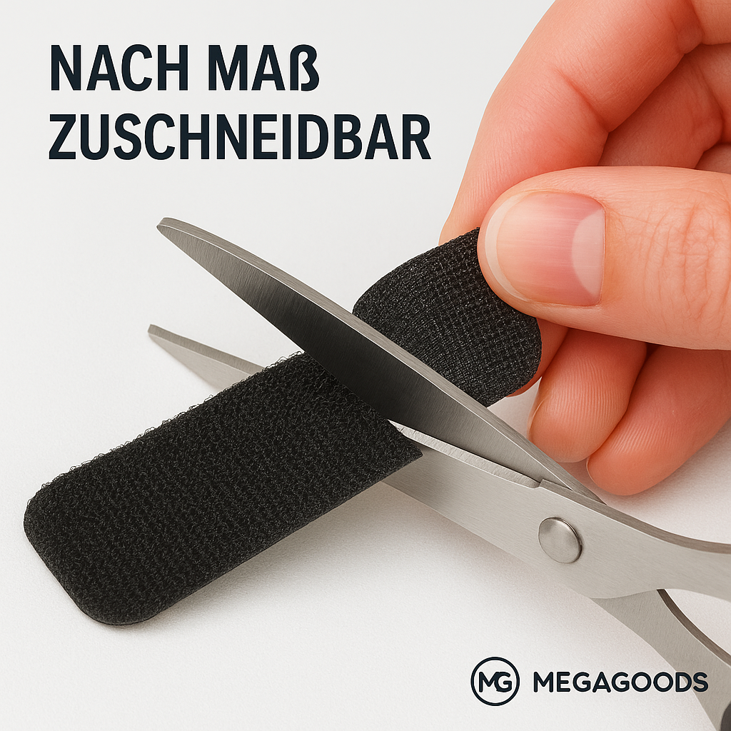 Klettband Doppelseitig extra stark Haftstreifen selbstklebend 20er DE.