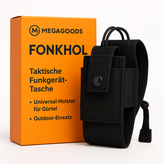 Taktische Funkgerät-Tasche Universal Holster für Gürtel Outdoor DE.